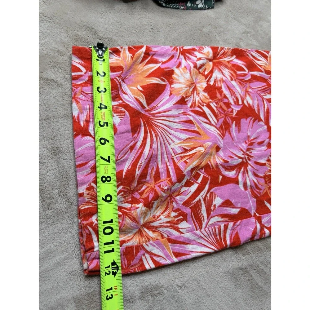 Marc New York Andrew Marc Tropical Floral Pull On Wide Leg Pants M - Picture 12 of 15